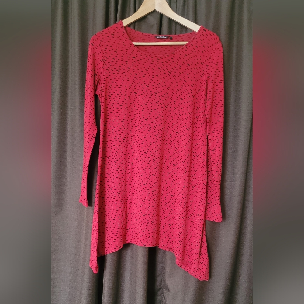 Red and black Marimekko tunic